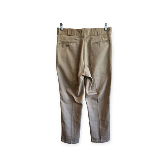 874 Original Fit Khaki Dickies Work Pants Men Size 34 x 34 Flex - Picture 2 of 8